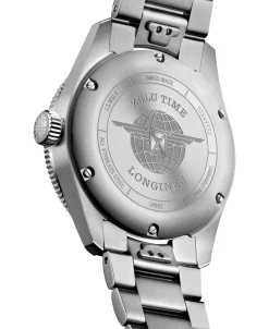 Longines Spirit Zulu Time Acero y Cerámica 39 mm | L3.802.4.63.6
