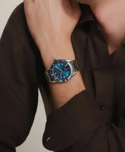 Longines Spirit Zulu Time Esfera Azul 42 mm | L3.812.4.93.6