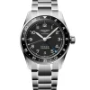 Longines Spirit Zulu Time Esfera negra 39 mm | L3.802.4.53.6