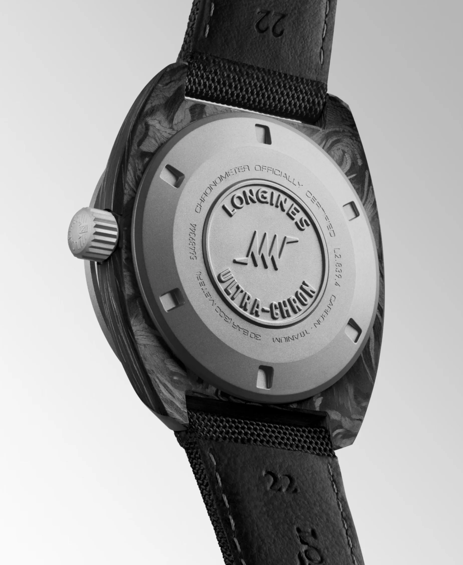 Longines Ultra-Chron Carbon Titanio 43 mm | L2.839.4.52.2