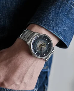 MIDO Commander Gradient Azul Acero 40 mm | M021.407.11.411.01