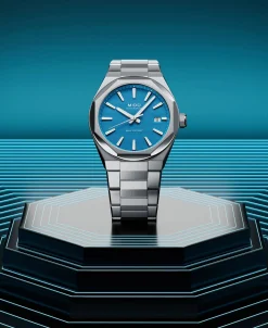 MIDO Multifort 8 One Crown Automático Turquesa Acero 40 mm | M055.507.11.041.00