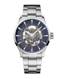 MIDO Multifort Skeleton Vertigo Azul Acero 42 mm | M038.436.11.041.00