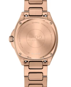 MIDO Multifort TV 35 Automático Diamantes Marrón PVD Oro Rosa 35 mm | M049.307.33.296.00
