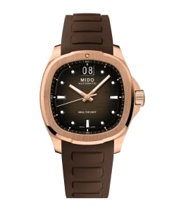 MIDO Multifort TV Big Date Automático Marrón Acero PVD Oro Rosa 40 mm | M049.526.37.291.00