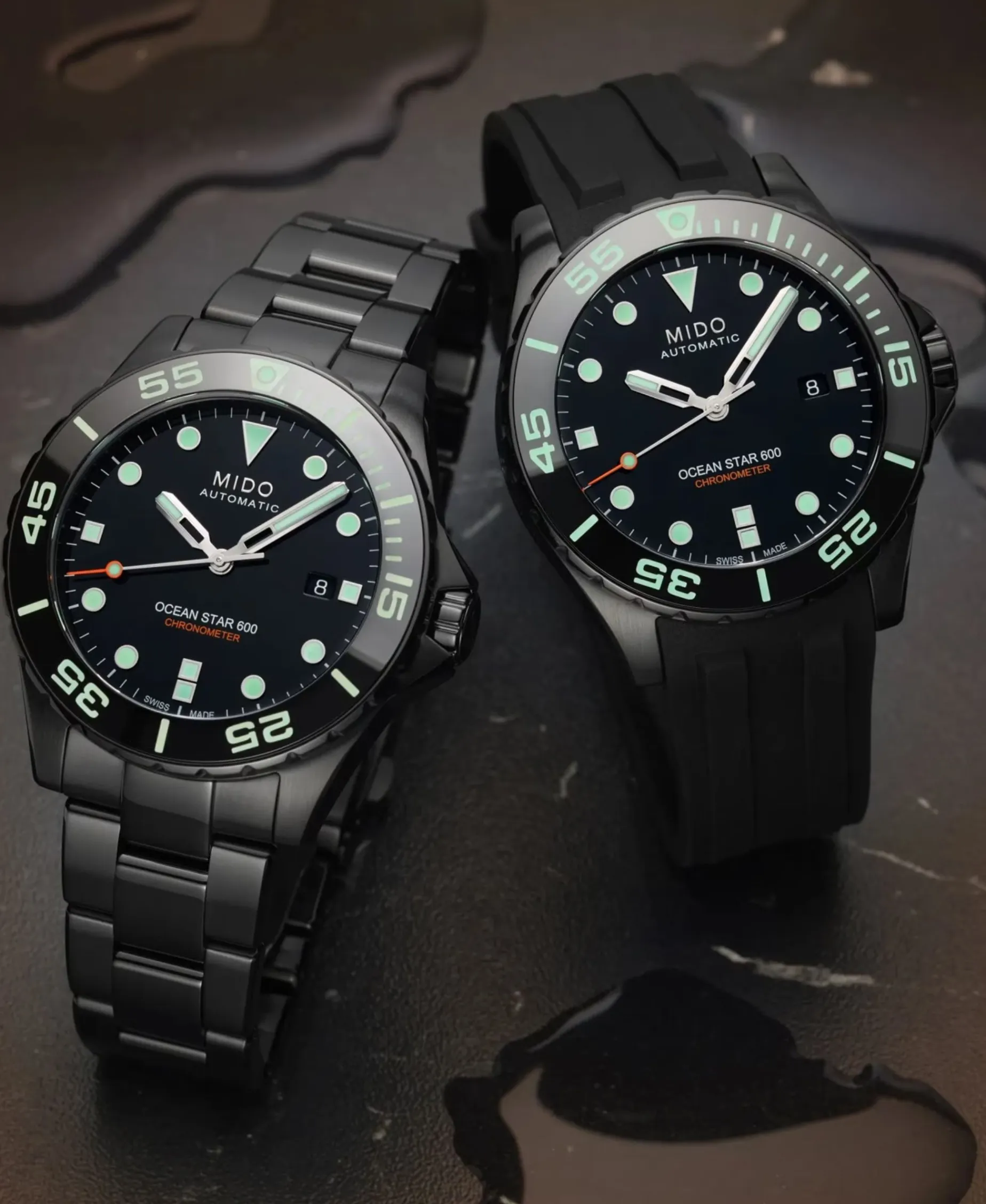 MIDO Ocean Star 600 Chronometer Edición Especial Negro 43.5 mm | M026.608.33.051.00