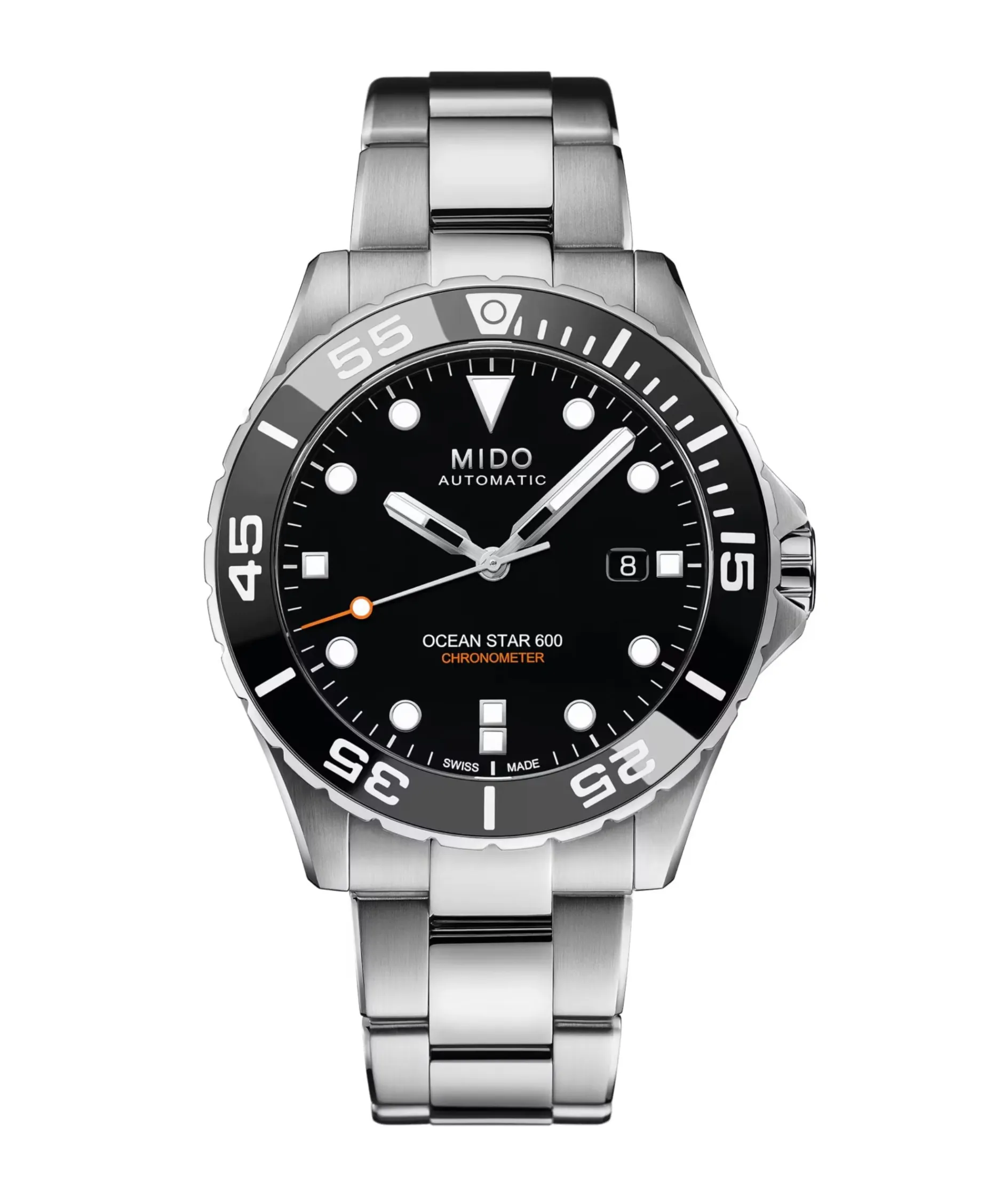 MIDO Ocean Star 600 Negro Acero 43,5 mm | M0266081105100