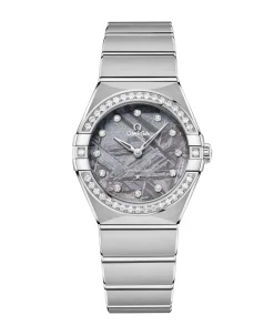 OMEGA Constellation Cuarzo Meteorito Lavanda Diamantes Acero 28 mm | 131.15.28.60.99.001