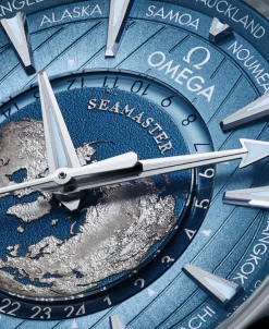 OMEGA Seamaster Aqua Terra 150M Worldtimer Summer Blue Acero 43 mm | 220.10.43.22.03.002