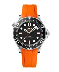 OMEGA Seamaster Diver 300M Negro Acero Correa Naranja 42 mm | 210.32.42.20.01.006