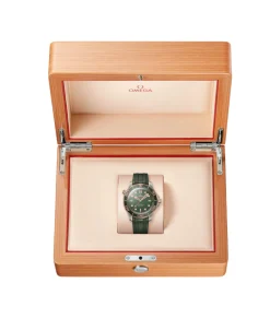 OMEGA Seamaster Diver 300M Verde Titanio y Bronze Gold Correa Verde 42 mm | 210.92.42.20.10.001