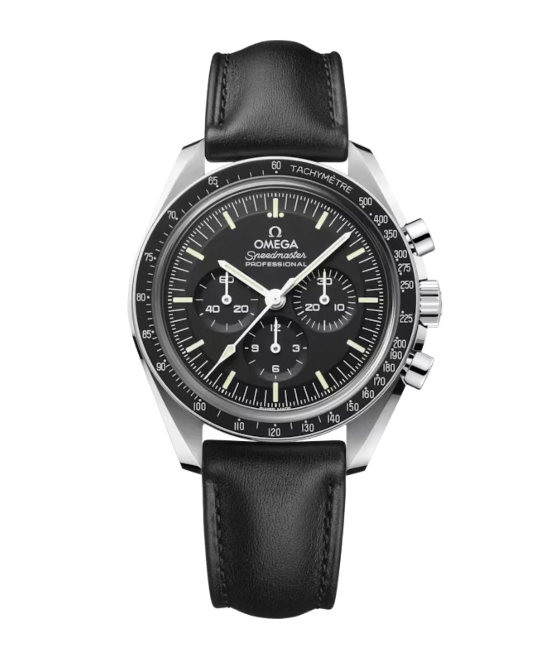 OMEGA Speedmaster Moonwatch Professional Cronógrafo Correa Piel Negra 42 mm | 310.32.42.50.01.002