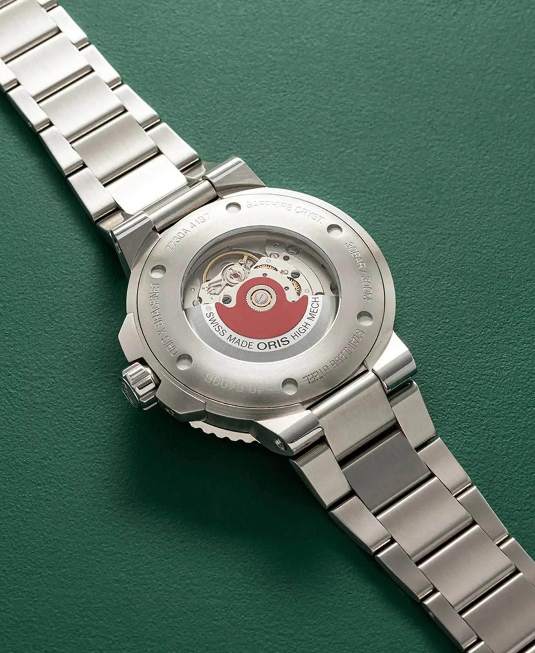 ORIS Aquis X Bracenet Verde Acero 43,50 mm | 01 733 7730 4137-07 8 24 05PEB