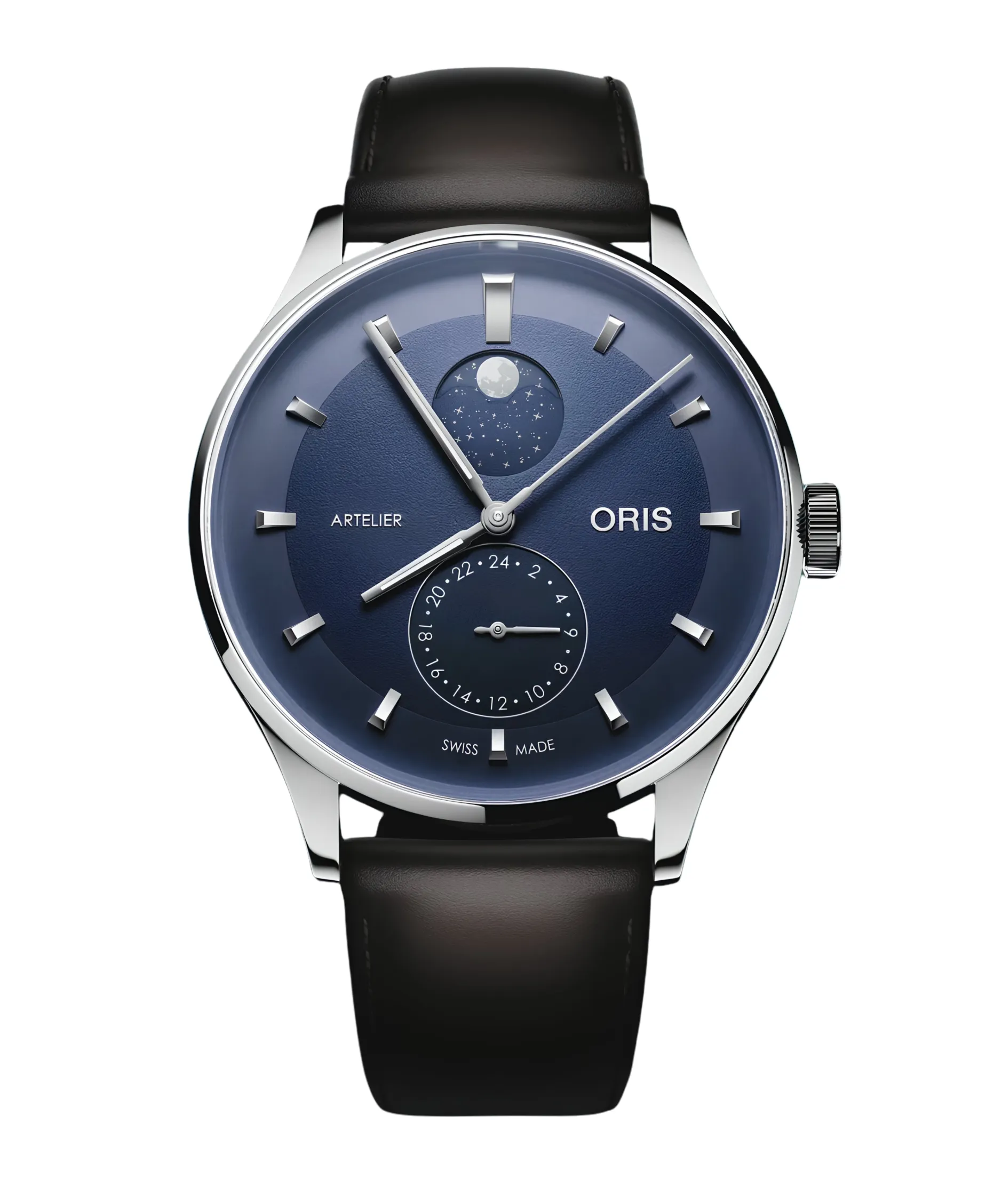 ORIS Artelier Complication Fase Lunar GMT Azul 39,5 mm | 01 782 7811 4055-07 6 20 17FC