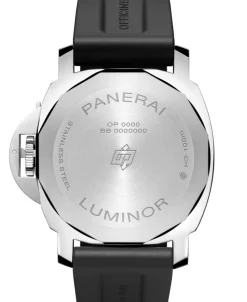 Panerai Luminor Base Logo Cuerda Manual Negro Acero 44 mm | PAM01086