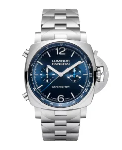 Panerai Luminor Chrono Automático Taquímetro Azul Acero 44 mm | PAM01110
