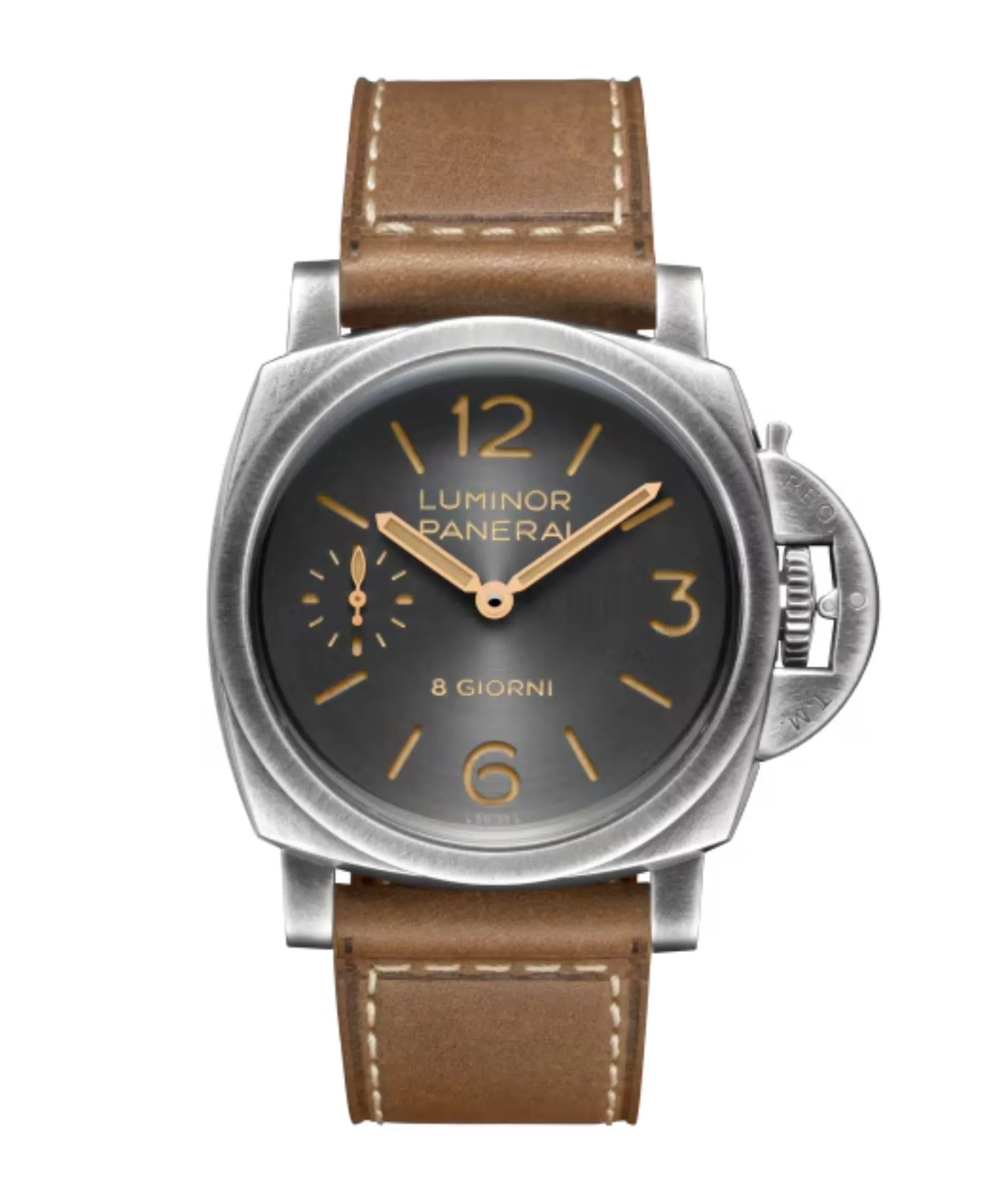 Panerai Luminor 8 Giorni Antracita Acero Brunito 44 mm | PAM01733
