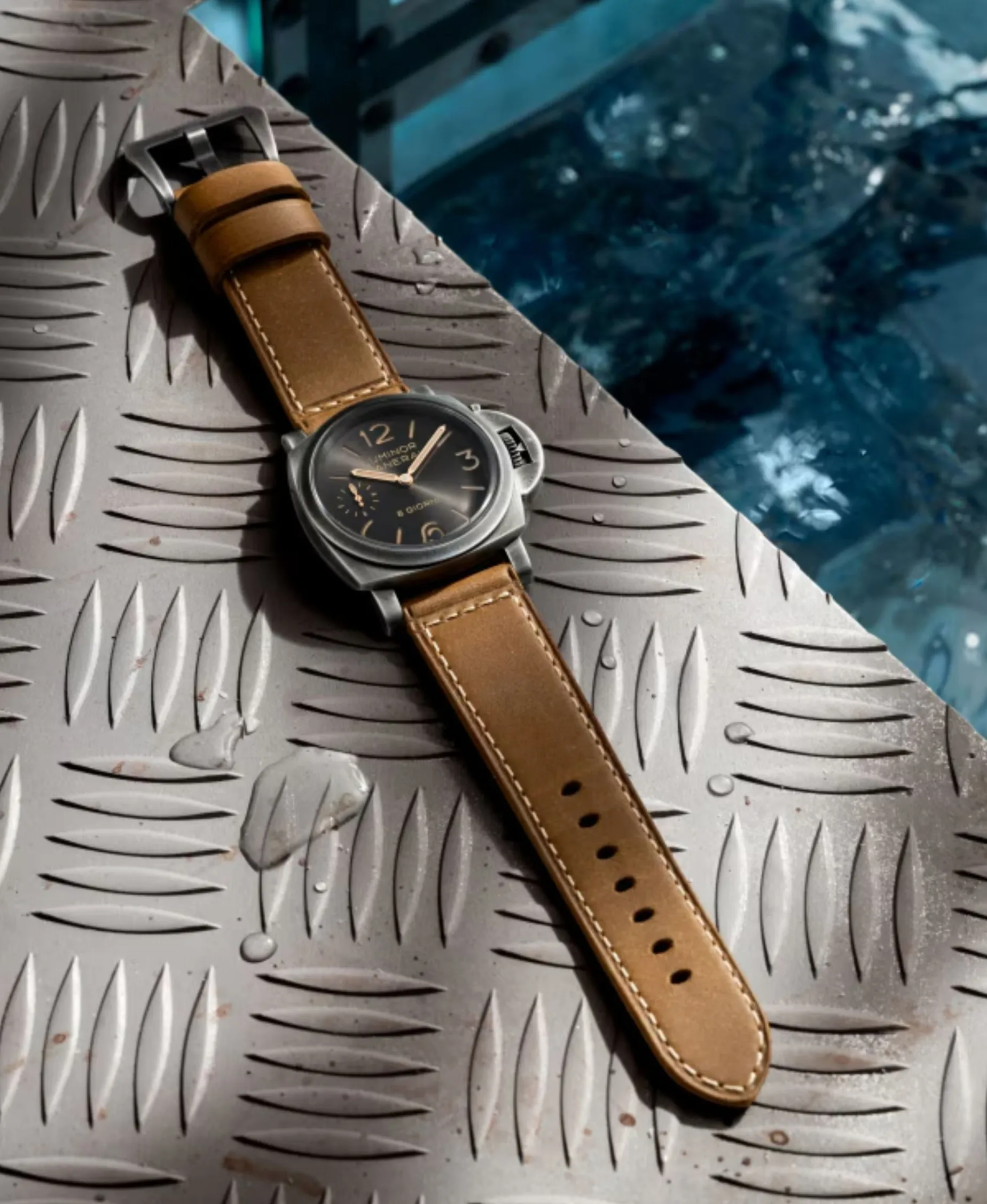 Panerai Luminor 8 Giorni Antracita Acero Brunito 44 mm | PAM01733