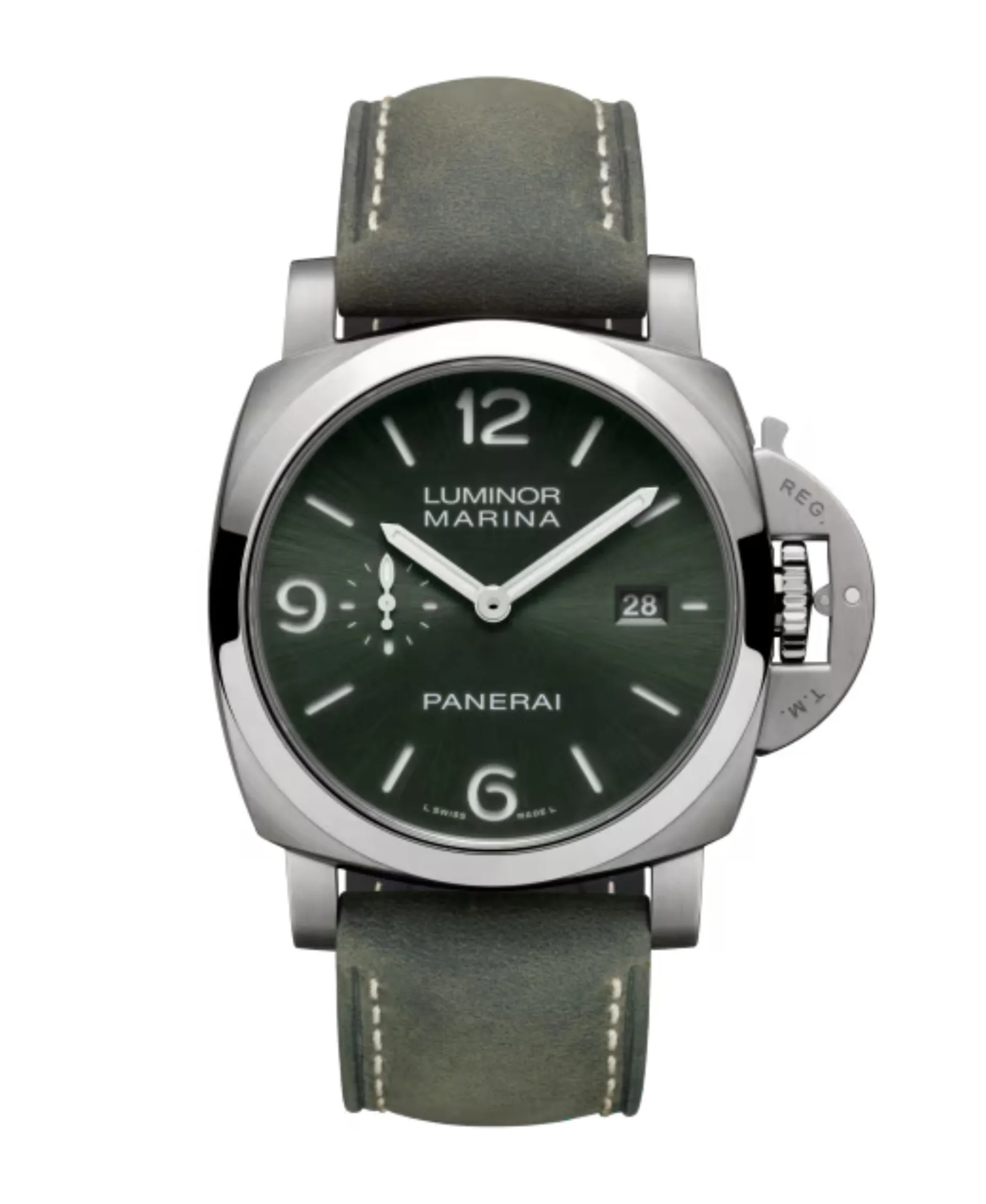 Panerai Luminor Marina Automático Verde Titanio 44 mm | PAM03325