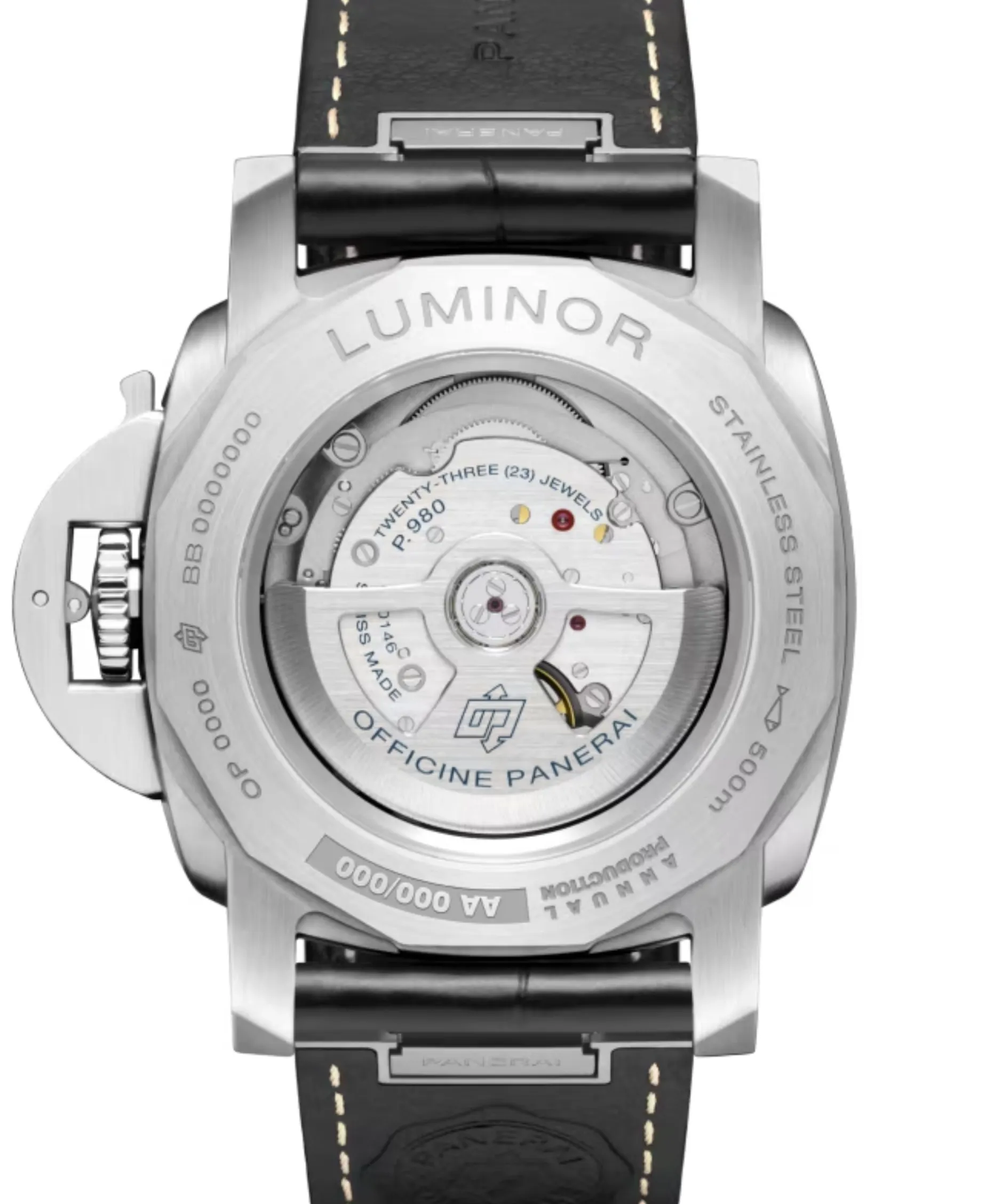 Panerai Luminor Marina Automático Negro Acero 44 mm | PAM03312