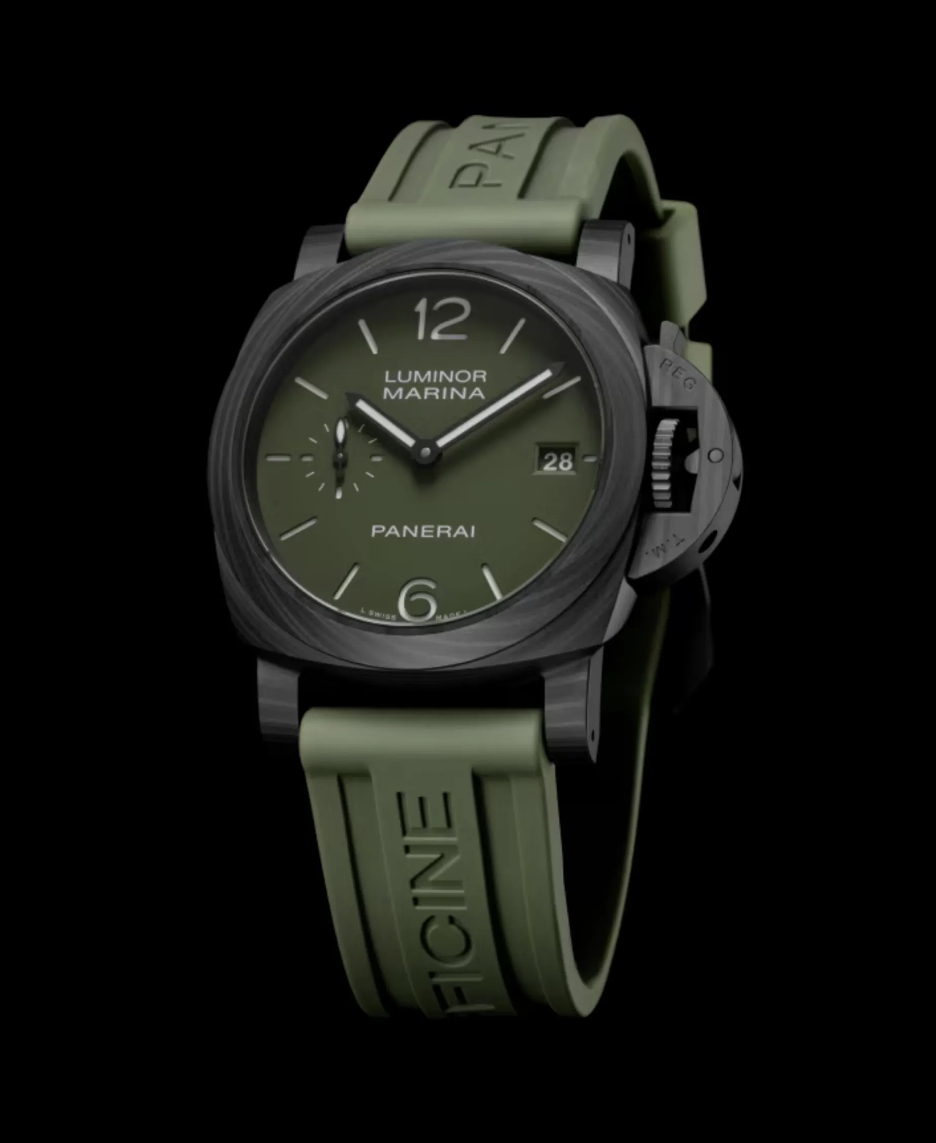 Panerai Luminor Quaranta Carbotech Verde 40 mm | PAM01526