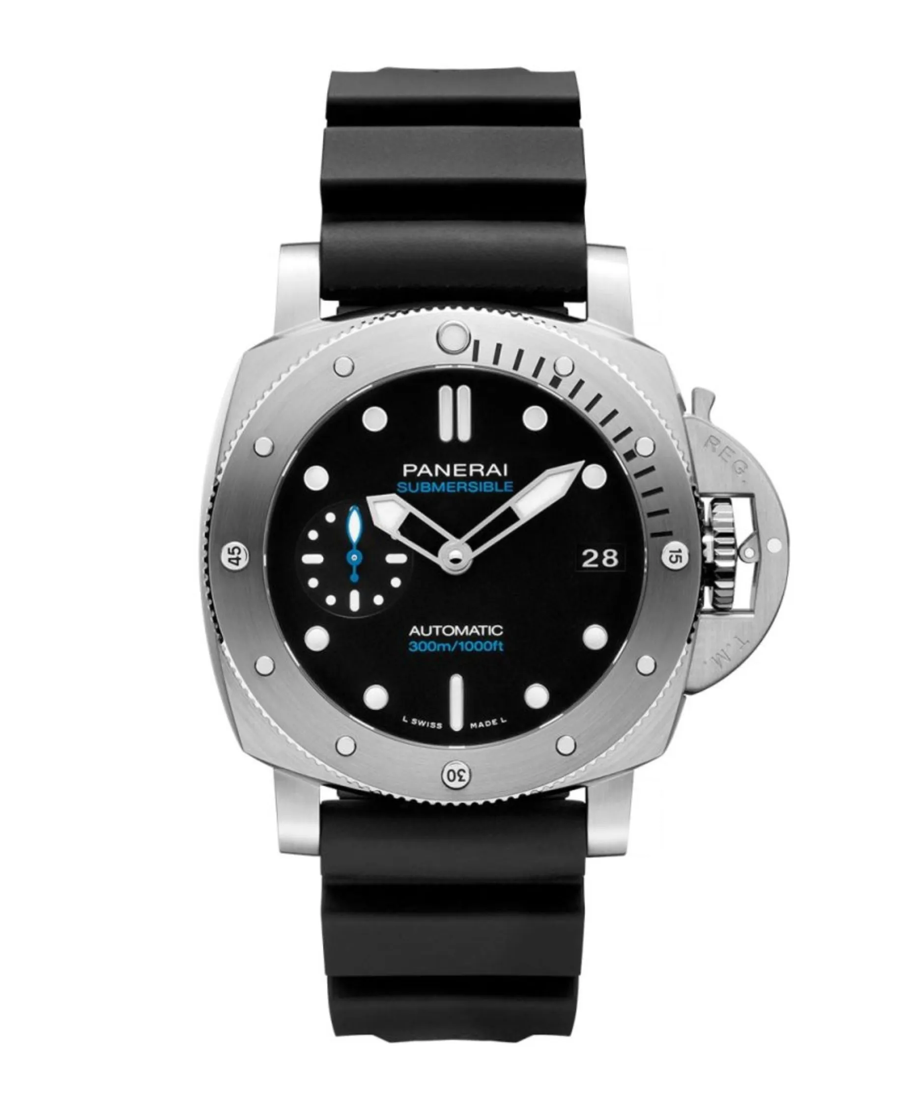 Panerai Submersible Automático Negro Acero 42 mm | PAM01591