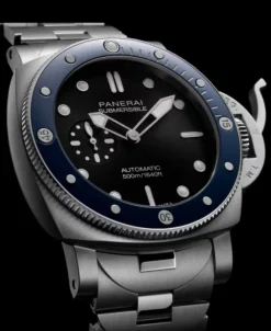 Panerai Submersible Automático Negro Acero 44 mm | PAM01756