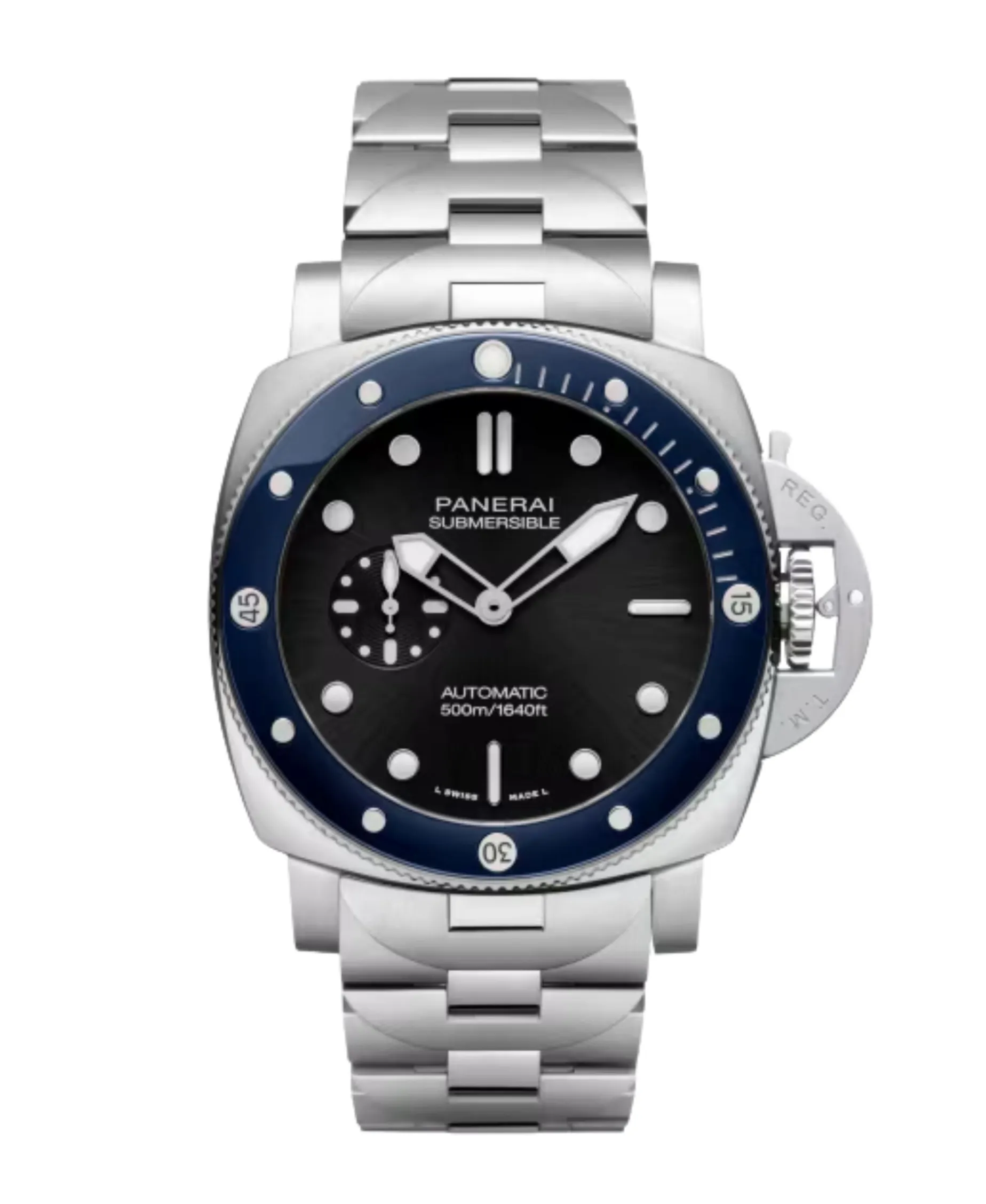 Panerai Submersible Automático Negro Acero 44 mm | PAM01756