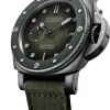 Panerai Submersible Marina Militare Automático Verde Acero 44 mm | PAM01697
