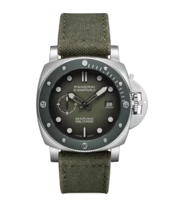 Panerai Submersible Marina Militare Automático Verde Acero 44 mm | PAM01697