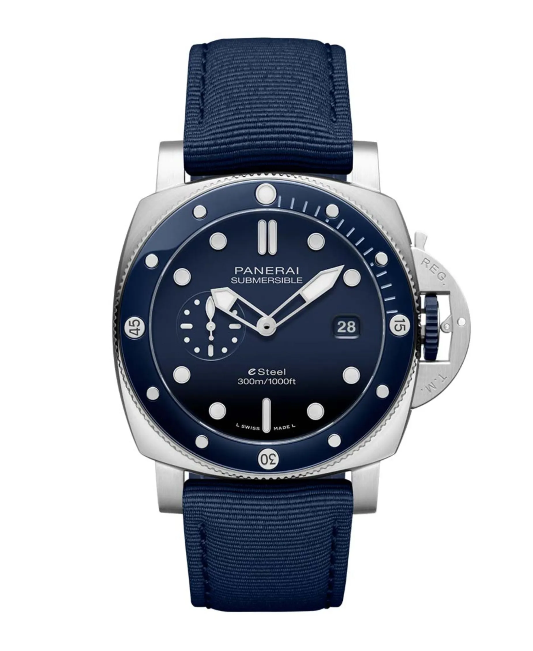 Panerai Submersible QuarantaQuattro eSteel™ Blu Profondo Automático 44 mm | PAM01289