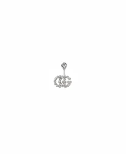 Pendiente Gucci Individual GG Running Oro Blanco | YBD48169800100U