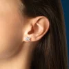 Pendiente Individual Chaumet Jeux de Liens Oro Rosa y Nácar | 083469