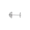 Pendiente Individual Chaumet Jeux de Liens Oro Blanco y Diamantes | 083467