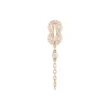 Pendiente Individual FRED Chance Infinie Oro Rosa y Diamantes | 8B0330