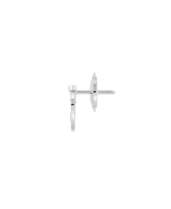 Pendiente Individual FRED Pretty Woman XS Oro Blanco y Diamante | 8B0311
