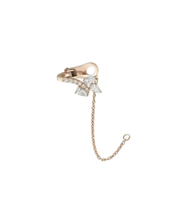 Pendiente Individual Piercing Gold&Roses Saudade Oro Rosa Diamantes | GR-426.3