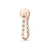Pendiente Individual Tipo Rivière con Diamantes 0,63 cts en Oro Rosa