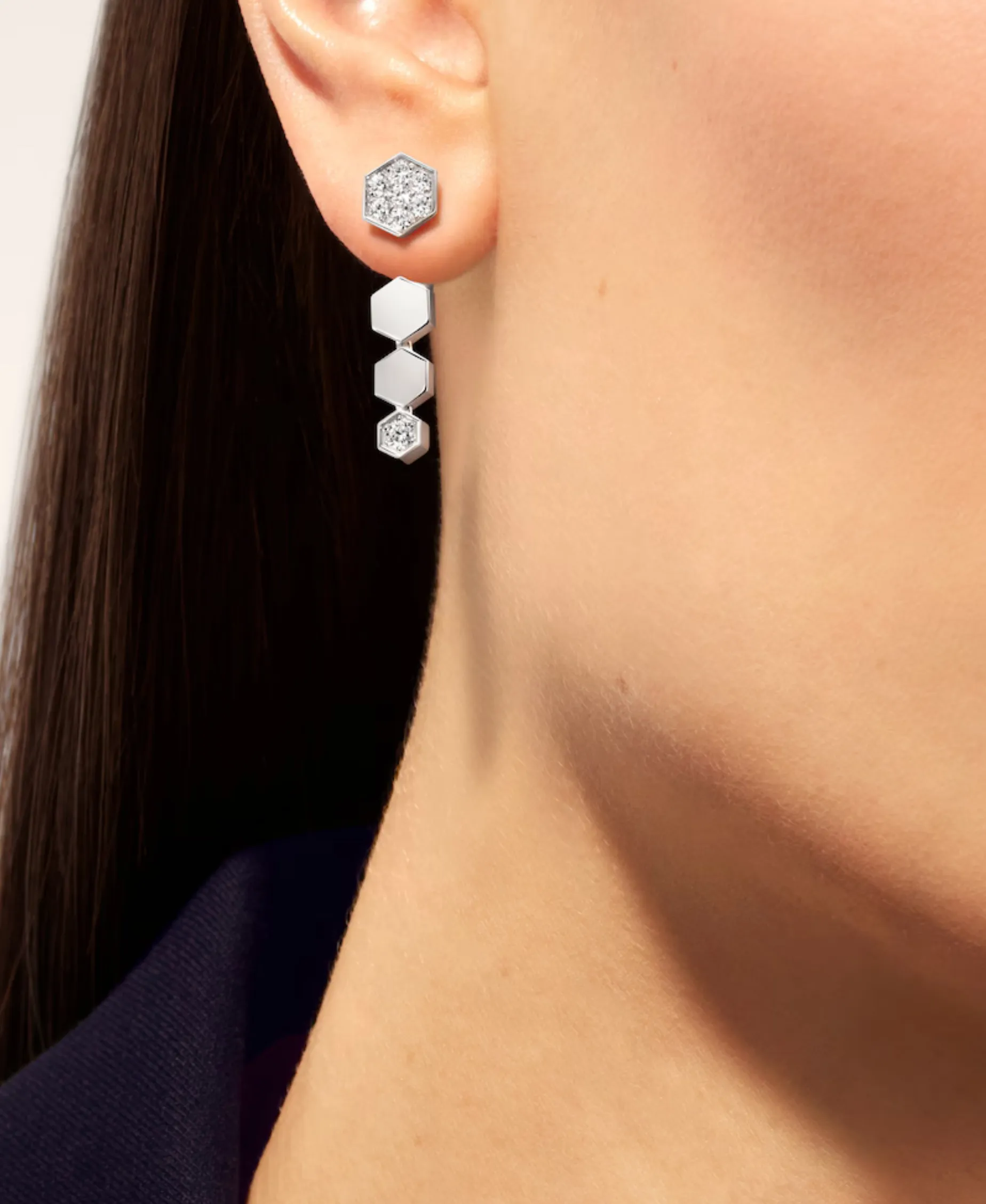 Pendientes Bee de Chaumet Oro Blanco 18K y Diamantes | 086153