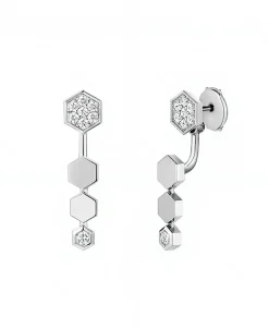 Pendientes Bee de Chaumet Oro Blanco 18K y Diamantes | 086153