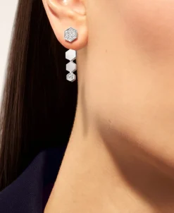 Pendientes Bee de Chaumet Oro Rosa 18K y Diamantes | 085202
