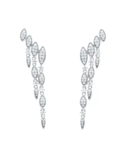 Pendientes Candela Marina García Plata Rodiada con Circonitas | 91199PB