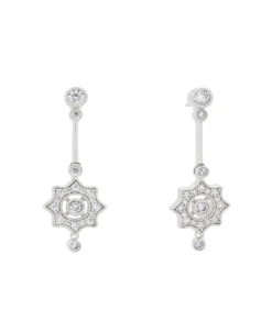 Pendientes Catalina Marina García Plata Rodiada con Circonitas | 90777PB