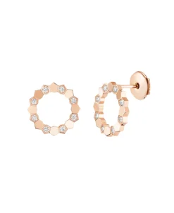 Pendientes de Aro Bee de Chaumet Oro Rosa y Diamantes | 085971