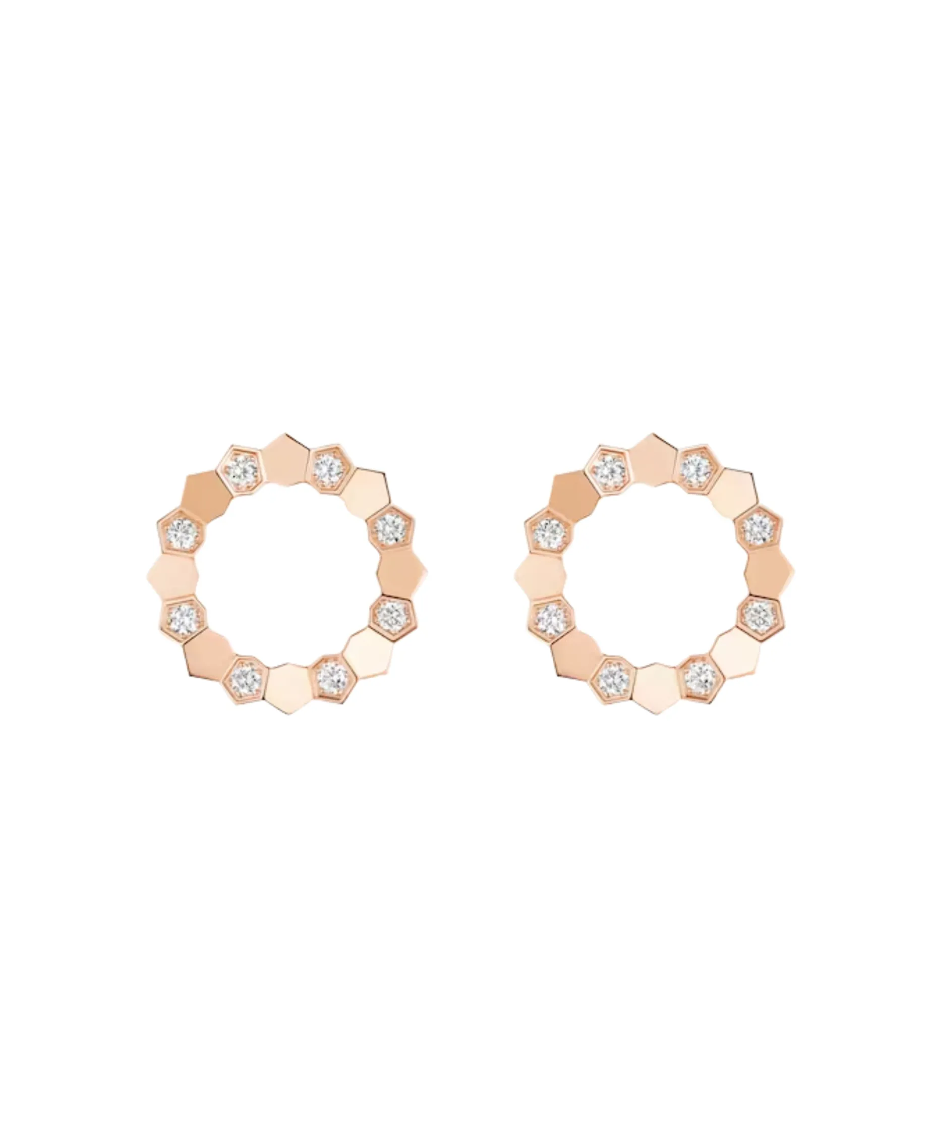 Pendientes de Aro Bee de Chaumet Oro Rosa y Diamantes | 085971