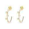 Pendientes de Aro con Diamantes en Oro Amarillo