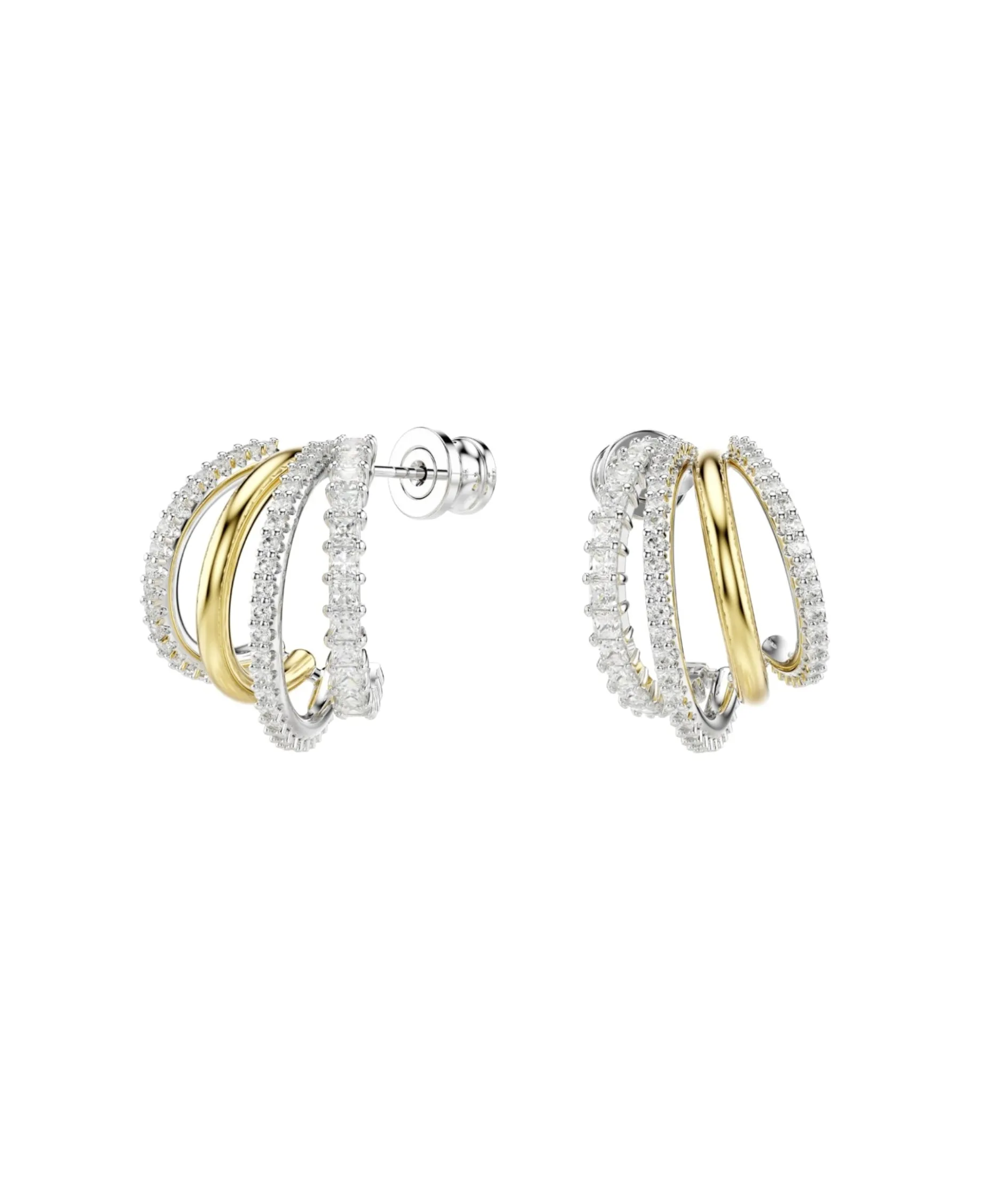 Pendientes de Aro Hyperbola Swarovski Tallas Mixtas Zirconia | 5689718