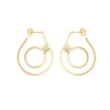 Pendientes de aro Menottes Dinh Van R27.5 en Oro Amarillo - 867611