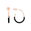Pendientes de Aro PESAVENTO Polvere di Sogni Negro Plata Baño Oro Rosa | WPLVO2265