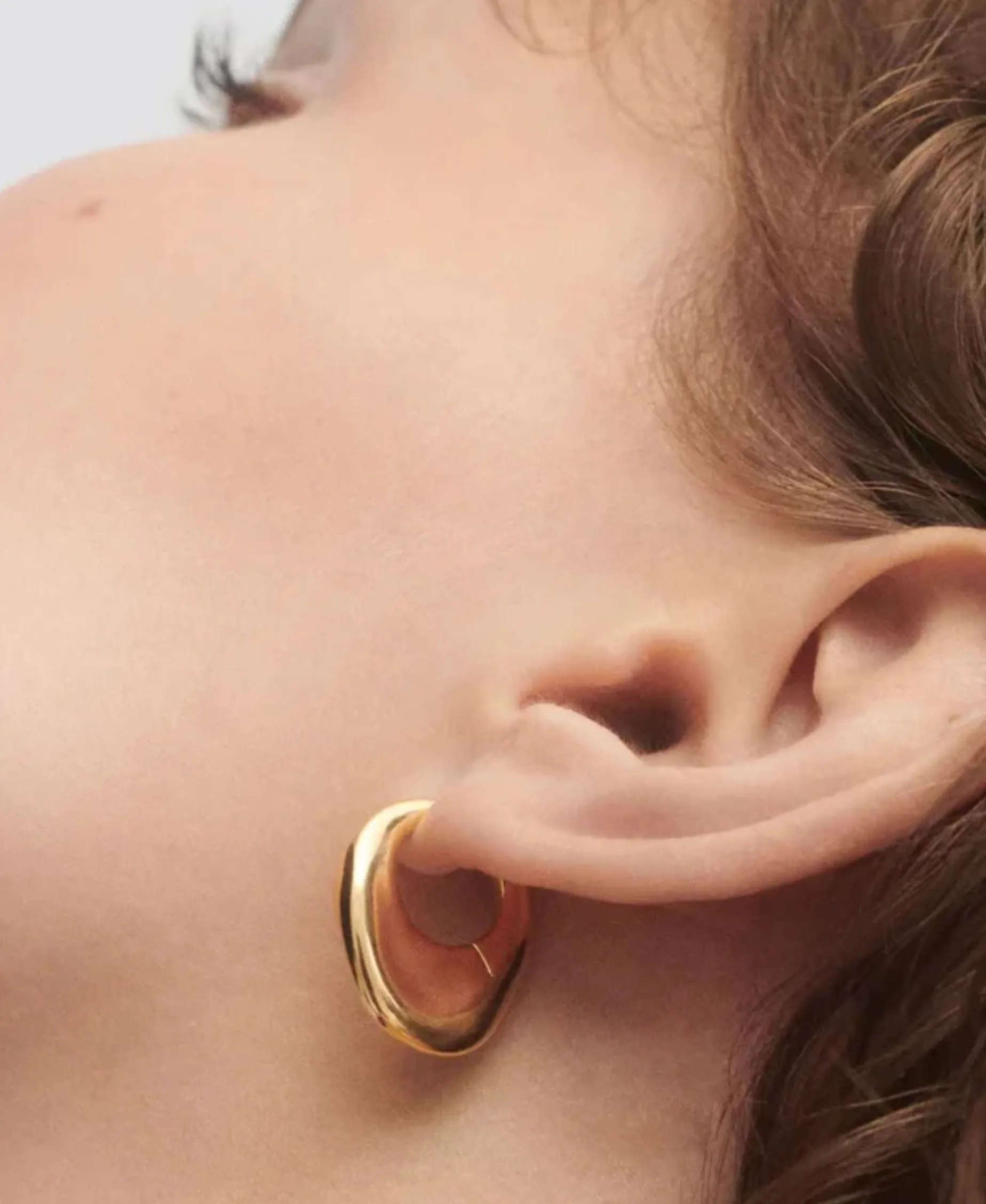 Pendientes de Aro Volcano PDPAOLA Plata con Baño de Oro 18K | AR01-C29-U